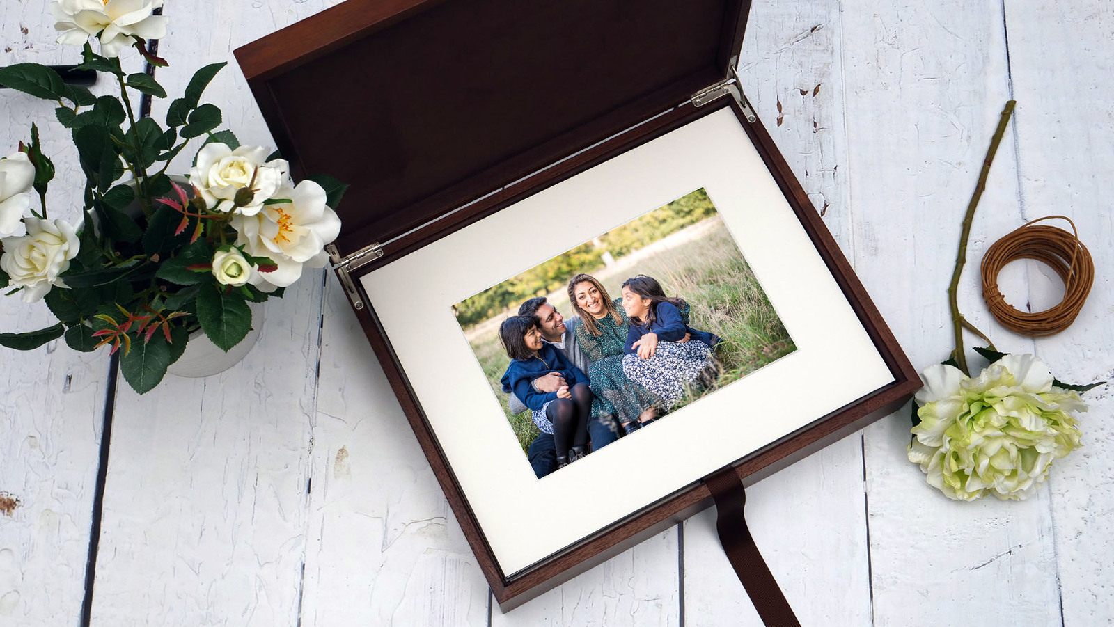 Mounted Prints of a happy family portrait